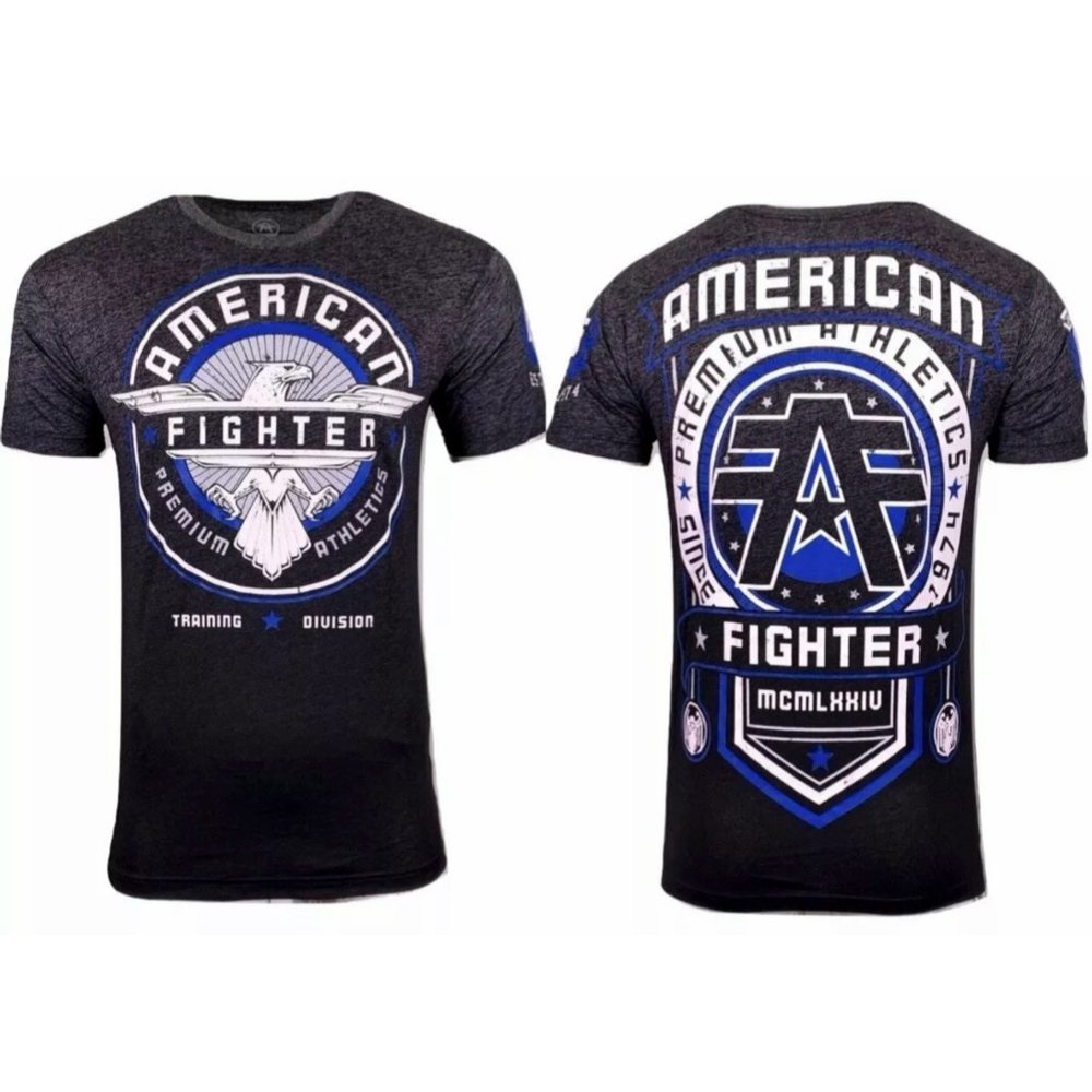 AMERICAN FIGHTER Men's T-Shirt S/S BROCKPORT MOCK
